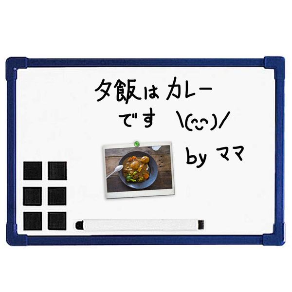 Iris Ohyama NWP-23 Dry Erase Board, Blue