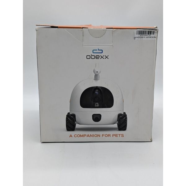 OBEXX Pet Companion Treat Dispenser Camera Laser Pointer Robot Cat Friend New