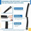 3Pcs Crevice Cleaning Brush Set Grout Scrub Tool Bathroom Kitchen Gap Cleaner