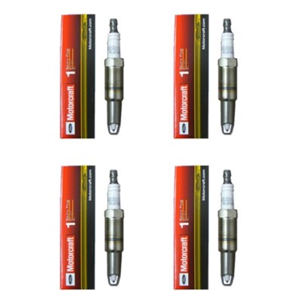 OEM NEW Motorcraft 4 Spark Plugs SP546 Ford 5.4L 3V - Ford Updated Design PZH14F