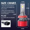 For Chevy Impala 2006-2013 4pcs 6000K Combo LED Headlight Bulbs High Low Beam