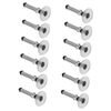 jojofuny 12pcs Touch Stylus Replaceable Disc Stylus Replacement Tips Stylus Clear High Replacement Capacitive Stylus Pen Tips Replacement Touch Screen Pen Fire Tablet Pen Silver