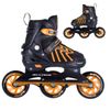 Nils Extreme Mio Inline Skates, Colour: Orange, Size: S (29-33)