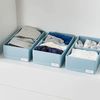 STUK Box with compartments, light turquoise20x34x10 cm