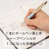 Pentel Sierina BXW1555CS Multifunction Ballpoint Pen, Sky Blue