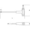 Beta 96TBP 2.5mm Ball Head Offset Hexagon Key Wrenches, with High Torque Handles