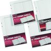 Rexel Twinlock Crown 3C Refill Sheets Double Ledger (Pack of 100 Sheets), White