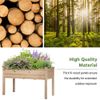Outdoor Raised Garden Bed with Legs Vegetable Elevated Planter Box Herb Garden