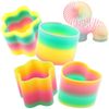 Spring Rainbow Spring Juggling Elastic Coil Magic Magic Goods Set of 4 (4 Types)