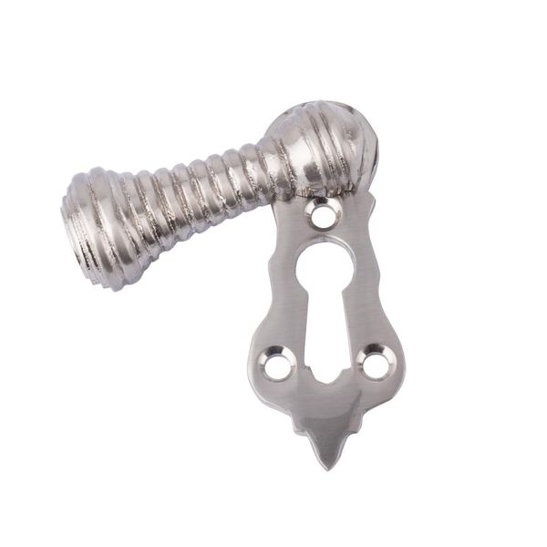 Dart Beehive Covered Escutcheon - Satin Nickel
