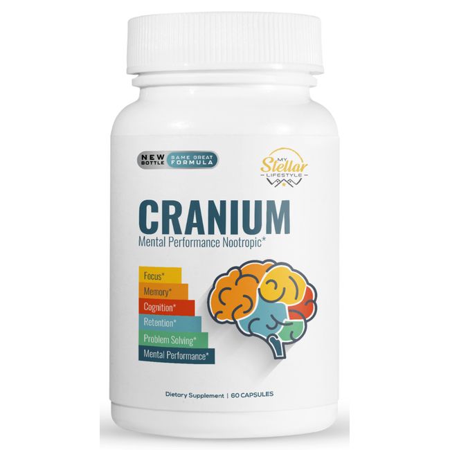 Cranium, supports memory, focus & cognitive function-60 Capsules