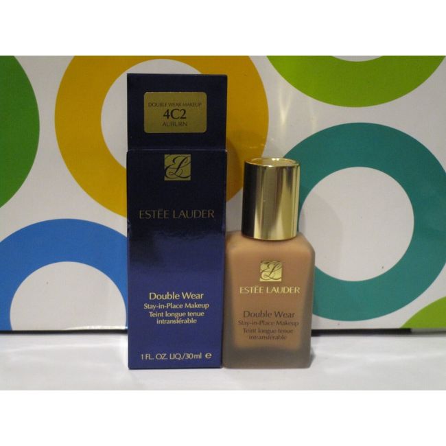 ESTEE LAUDER ~ DOUBLE WEAR STAY IN PLACE MAKEUP ~ 4C2 AUBURN ~ BOXED