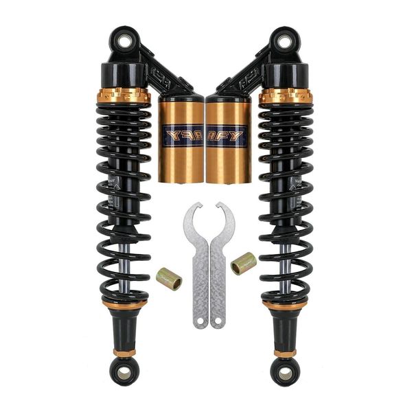 2x 12.5'' 320mm Motorcycle Rear Air Shocks Absorber Suspension for ATV Quad Golf