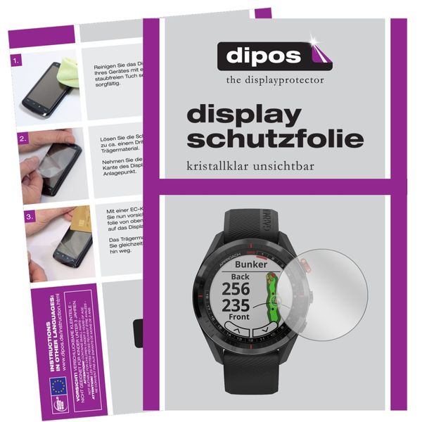 Screen Protector for Garmin Approach S62 Protection Crystal Clear dipos