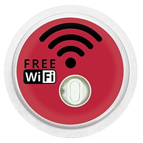 Sticker for FreeStyle Libre 3 Sensor 2x Free WiFi myDili Diabetes Red