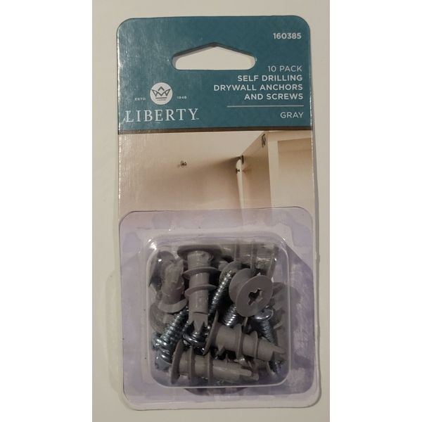 ARROW 160385 Self-Drilling Drywall Anchors and Screws, 10 Piece