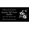 Pet Stone Memorial Grave Marker granite Plaque Human headstone Cocker Spaniel