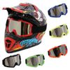 Mad Max TYPE1 Motorcycle Goggles, Yellow/Silver Mirror Shield, UV Protection, Windproof, Cold Protection, Pilot Goggles