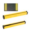 Light Curtain Sensor Switch, Safety Light Grating Security Device 24VDC Safety Grating Punching Machine Protector & Sensing Aluminum Light Screen Sensor for Forging Machine Tools