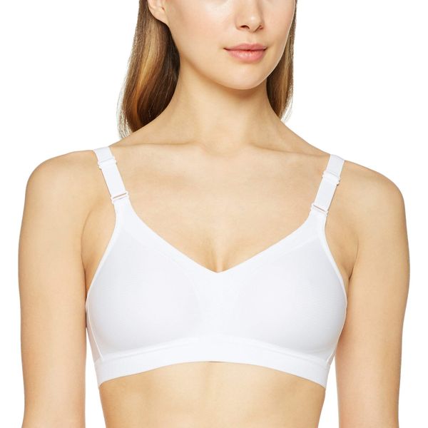 Triumph Women's Triaction Wellness N, Sports bra non-wired, WHITE