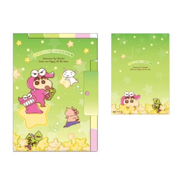 Tees Factory KS-5543339CB Crayon Shin-chan File That Can Be Extracted From Top And Side Chocobi H12.5 x W 8.9 inches (31.5 x 22.5 cm)