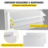 Happybuy Crawl Space Flood Vent - 8" Height x 16" Width Foundation Wall Vent