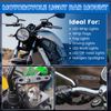 2pcs Motorcycle mounting Bracket Motorcycle spot Light Headlight Support Relocation Bracket Metal Holder Black (Black)