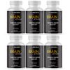 Brain Actives Cognitive Energy & Memory Enhancing Supplement Capsules 6 Bottles