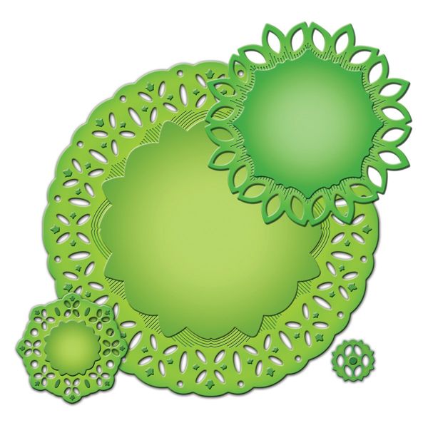 Spellbinder Paper Arts Nestabilities Delightful Circles Die Template