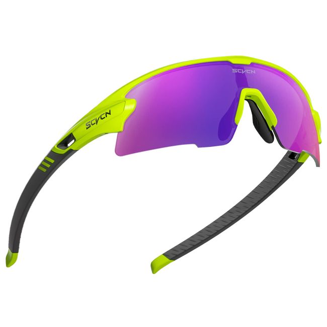 SCVCN Radfahrerbrille Polarisierte Sport Sonnenbrille mit 3 Austauschbaren Gläsern für Männer Frauen Laufen Golf Wandern Volleyball Tennis Autofahren Angeln Softball Bergsteigen 34