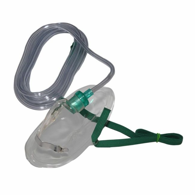 New Adult Oxygen Mask Ventlab 7 Foot Long CASE of 50