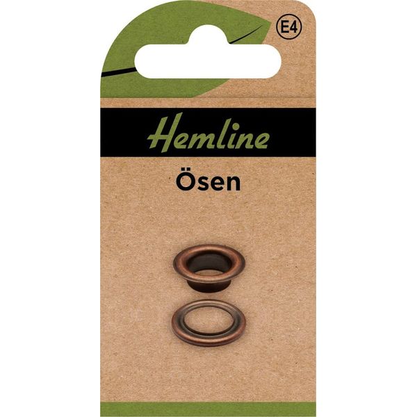 Hemline Green 8.7MM EYELET 24SETS, BRONZE