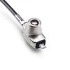 StarTech.com Slim Lock Noble Wedge Slot Compatible, 6.6ft (2m) Locking Cable, Desk Anti-Theft Security For Laptop/Notebook