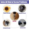 22Pcs Mini Damaged Screw Extractor Kit Small Stripped Screws Remover Easy Out
