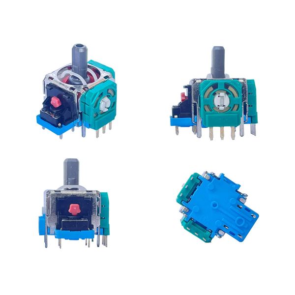 ElecGear 4pcs EL6 Replacement Joystick + Additional Gift Drift Modification Variable Resistor for PS5 / PS4 Controller ALPS 2.1K Analog Stick Controller Sensor Thumb Stick Module Repair Parts