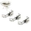 Zeol Fire Disc, Compatible Trivet, Bonfire, Camping, Stainless Steel, Bulkier Hardware