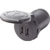 Blue Sea Systems 1046 48V 4A Socket Mount Dual USB Charger
