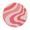 Retro Liquid Swirl Abstract Pattern in Pink and Blush PopSockets Swappable PopGrip