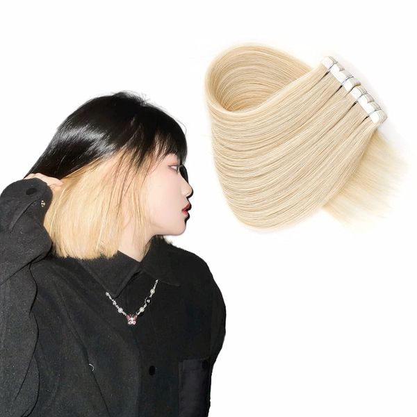 Paruks Seal Extensions, 100% Human Hair Extensions, Seal, Blonde, Wig, Hair Extensions, Inner Color, 11.8 Inches (30 cm), Set of 10