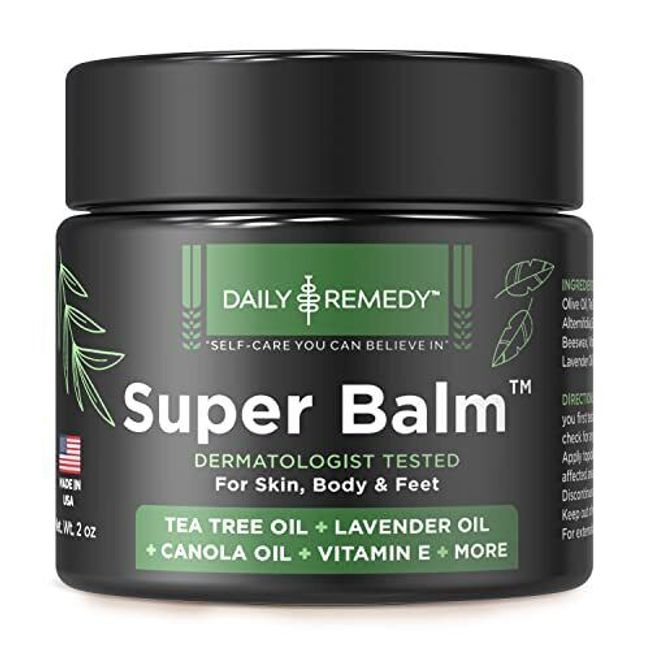 Tea Tree Oil Extra Strength Super Balm - Athletes Foot Cream Combats Ringworm...