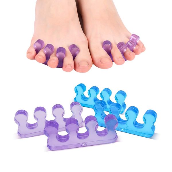 SUNFATT Toe Separators for Pedicure,Toe Separators for Women,Pedicure Toe Separators for Separating Toenails or Nails,Easy Finger and Toenail Polish Grooming,Soft Gel Toe Spacers Pedicure Kit.