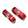 Earl's 167013 Separate Clamp ID13/16" (20.6 mm) Red 2 Pieces