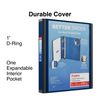 (Blue) - Staples Better 2.5cm D 3-Ring View Binder, Blue