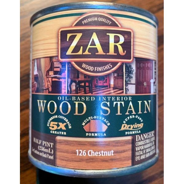 ZAR Interior Stain 126 CHESTNUT  1/2 Pint