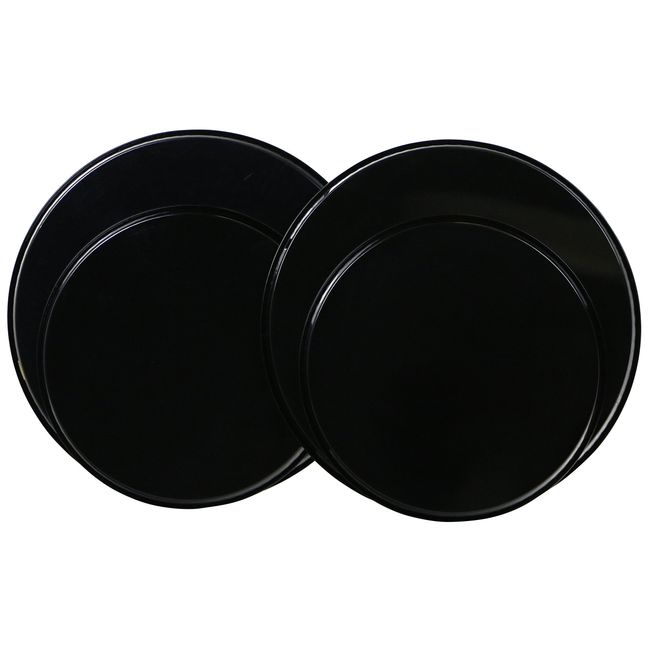 Reston Lloyd Electric Stove Burner Covers, Set of 4, Black