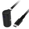 Kashimura NDC-028 DC Charger, 3A Type-C Strong Flat Cable, Equipped with Blue LED