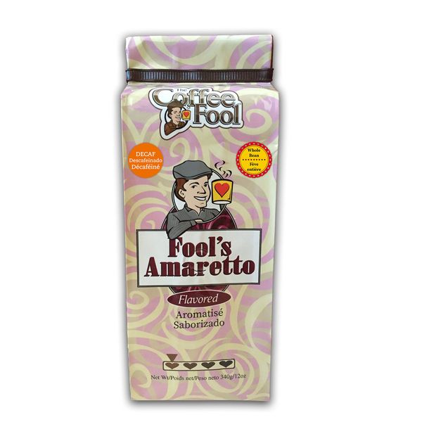 Coffee Fool's Decaf Amaretto (Whole Bean)