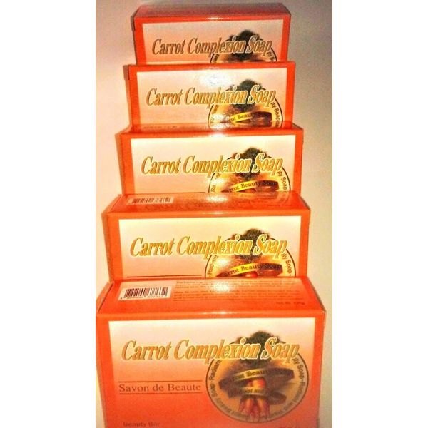Carrot Complexion Soap 6 Packs | Natural Cleansing Bars