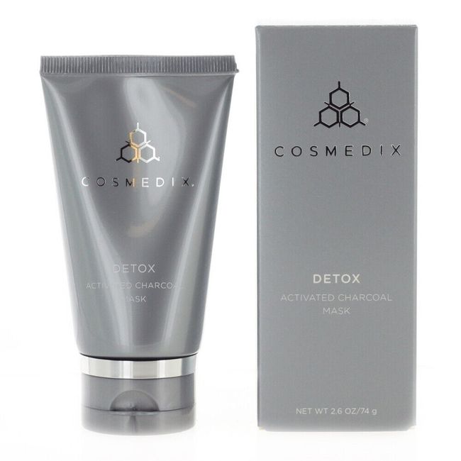 Cosmedix Detox Activated Charcoal Mask 74g 2.6oz NEW FAST SHIP