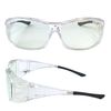 Phenol Phthalein Blue Light Cut Over Glass, Long Life Anti-Fog, Light Color, Pollen Disease, Windproof, Dustproof, Anti-Fog, UV Protection, Sunglasses, Unisex (Clear/Light Green)